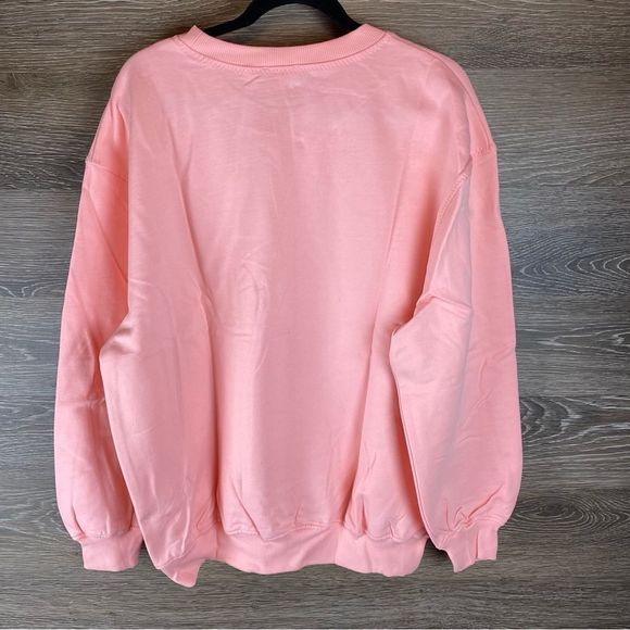 For Love & Lemons Alex Logo Embroidered Sweatshirt NWT - Picture 6 of 8